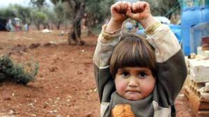 Syrske dievcatko opravene